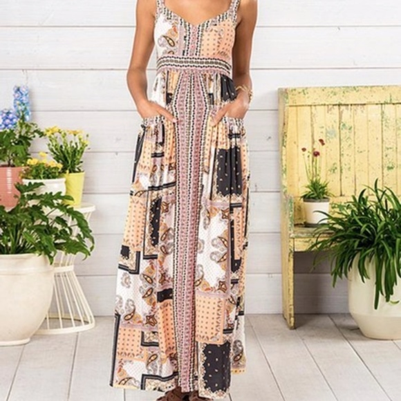 Matilda Jane Dresses & Skirts - Matilda Jane Perfectly Paisley Maxi Dress  NWT S